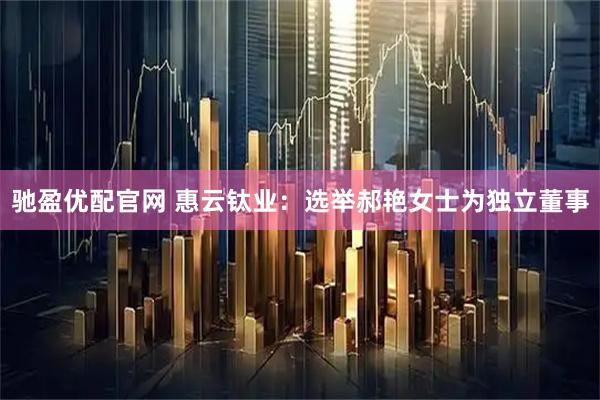 驰盈优配官网 惠云钛业：选举郝艳女士为独立董事